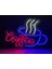 Neon LED Tabela Dekoratif Aydınlatma -Coffee, 50X33CM- 1