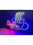 Neon LED Tabela Dekoratif Aydınlatma -Coffee, 50X33CM- 2