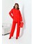 Kadın Kol Detaylı Ikili Takım Kırmızı 3