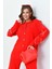 Kadın Kol Detaylı Ikili Takım Kırmızı 4