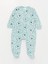 Bisiklet Yaka Uzun Kollu Desenli Unisex Bebek Tulum 2