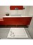 Beyaz Çiçek Desenli Inopoli Banyo Paspası Veya Banyo Halısı 1