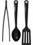 Tekno Trust Shpwave Gnarp Mutfak Gereçleri Seti, Siyah (3 Parça) Htcx 1005813 1