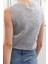 Kadın Moda Şık V Yaka Standart Kol Regular Crop Yumuşak Dokulu Inci Detaylı Saç Örgülü Triko Süveter 4
