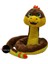 Sevimli Yılan Peluş Oyuncak Yastık Boyunluk 35 cm 1