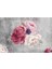 Pembe Gül Kurusu Soft Çiçek Kombini Çerçeveli Temperli Cam Tablo 3'lü 4