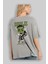 Hulk (9) Arka Baskılı Gri Oversize T-Shirt Bisiklet Yaka Pamuk Erkek Kadın 3