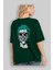 Joker 1 Arka Baskılı Zümrüt Yeşili Oversize T-Shirt Bisiklet Yaka Erkek Kadın 4