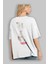 Guardians Of The Galaxy 2 Arka Baskılı Beyaz Oversize T-Shirt Bisiklet Yaka Pamuk Erkek Kadın 3