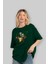 Flash Avengers (3) Ön Baskılı Zümrüt Yeşili Oversize T-Shirt Bisiklet Yaka Pamuk Erkek Kadın 4
