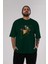 Flash Avengers (3) Ön Baskılı Zümrüt Yeşili Oversize T-Shirt Bisiklet Yaka Pamuk Erkek Kadın 5