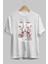 La Casa De Papel (2) Ön Baskılı Beyaz Oversize T-Shirt Bisiklet Yaka Erkek Kadın 2