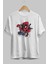 Deadpool (21) Ön Baskılı Beyaz Oversize T-Shirt Bisiklet Yaka Erkek Kadın 2