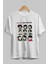 Squid Game (3) Ön Baskılı Beyaz Oversize T-Shirt Bisiklet Yaka Erkek Kadın 2