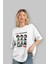 Squid Game (3) Ön Baskılı Beyaz Oversize T-Shirt Bisiklet Yaka Erkek Kadın 4