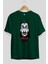 La Casa De Papel (12) Ön Baskılı Zümrüt Yeşili Oversize T-Shirt Bisiklet Yaka Pamuk Erkek Kadın 2