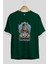 Thor Love Thunder Ön Baskılı Zümrüt Yeşili Oversize T-Shirt Bisiklet Yaka Pamuk Erkek Kadın 2