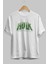 Hulk (14) Ön Baskılı Beyaz Oversize T-Shirt Bisiklet Yaka Erkek Kadın 2