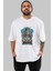 Thor Love And Thunder Ön Baskılı Beyaz Oversize T-Shirt Bisiklet Yaka Erkek Kadın 1