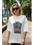 Thor Love And Thunder Ön Baskılı Beyaz Oversize T-Shirt Bisiklet Yaka Erkek Kadın 5