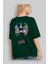 Batman Joker Arka Baskılı Zümrüt Yeşili Oversize T-Shirt Bisiklet Yaka Erkek Kadın 4