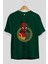 Spiderman (28) Ön Baskılı Zümrüt Yeşili Oversize T-Shirt Bisiklet Yaka Pamuk Erkek Kadın 2