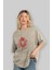Spiderman (10) Ön Baskılı Bej Oversize T-Shirt Bisiklet Yaka Pamuk Erkek Kadın 4