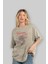 Game Of Thrones Dracarys Ön Baskılı Bej Oversize T-Shirt Bisiklet Yaka Pamuk Erkek Kadın 4
