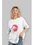 Jurassic Park (3) Ön Baskılı Beyaz Oversize T-Shirt Bisiklet Yaka Erkek Kadın 4