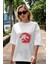 Jurassic Park (3) Ön Baskılı Beyaz Oversize T-Shirt Bisiklet Yaka Erkek Kadın 5
