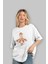 Flash Avengers Ön Baskılı Beyaz Oversize T-Shirt Bisiklet Yaka Erkek Kadın 4