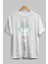 Joker (1) Ön Baskılı Beyaz Oversize T-Shirt Bisiklet Yaka Erkek Kadın 2