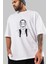 La Casa De Papel (7) Ön Baskılı Beyaz Oversize T-Shirt Bisiklet Yaka Erkek Kadın 3