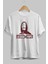 La Casa De Papel (1) Ön Baskılı Beyaz Oversize T-Shirt Bisiklet Yaka Erkek Kadın 2