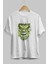 Hulk (4) Ön Baskılı Beyaz Oversize T-Shirt Bisiklet Yaka Erkek Kadın 2