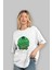 Hulk (7) Ön Baskılı Beyaz Oversize T-Shirt Bisiklet Yaka Erkek Kadın 4