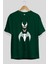 Spiderman (26) Ön Baskılı Zümrüt Yeşili Oversize T-Shirt Bisiklet Yaka Pamuk Erkek Kadın 2