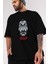 La Casa De Papel (12) Ön Baskılı Siyah Oversize T-Shirt Bisiklet Yaka Erkek Kadın 3