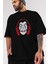 La Casa De Papel (8) Ön Baskılı Siyah Oversize T-Shirt Bisiklet Yaka Erkek Kadın 3