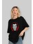 La Casa De Papel (8) Ön Baskılı Siyah Oversize T-Shirt Bisiklet Yaka Erkek Kadın 4