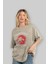 Jurassic Park (3) Ön Baskılı Bej Oversize T-Shirt Bisiklet Yaka Pamuk Erkek Kadın 4