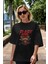 Flash Avengers (4) Ön Baskılı Siyah Oversize T-Shirt Bisiklet Yaka Erkek Kadın 5