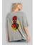 Spiderman (28) Arka Baskılı Gri Oversize T-Shirt Bisiklet Yaka Pamuk Erkek Kadın 3