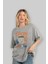 Iron Man (4) Ön Baskılı Gri Oversize T-Shirt Bisiklet Yaka Pamuk Erkek Kadın 4