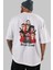 La Casa De Papel (13) Arka Baskılı Beyaz Oversize T-Shirt Bisiklet Yaka Pamuk Erkek Kadın 5