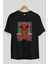 Deadpool (17) Ön Baskılı Siyah Oversize T-Shirt Bisiklet Yaka Erkek Kadın 2