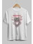 Game Of Thrones Dracarys Ön Baskılı Beyaz Oversize T-Shirt Bisiklet Yaka Erkek Kadın 2