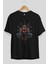 Spiderman (15) Ön Baskılı Siyah Oversize T-Shirt Bisiklet Yaka Erkek Kadın 2