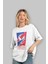 Spiderman (13) Ön Baskılı Beyaz Oversize T-Shirt Bisiklet Yaka Erkek Kadın 4