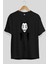 La Casa De Papel (7) Ön Baskılı Siyah Oversize T-Shirt Bisiklet Yaka Erkek Kadın 2
